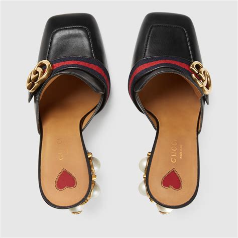 gucci scarlet mules|gucci slides women.